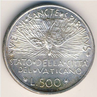 Vatican City, 500 lire, 1978