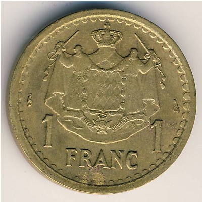 Monaco, 1 franc, 1945