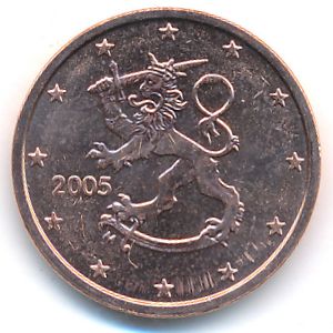 Finland, 2 euro cent, 2005