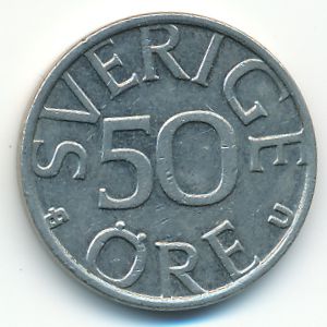 Швеция, 50 эре (1980 г.)