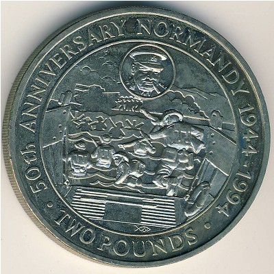 Guernsey, 2 pounds, 1994
