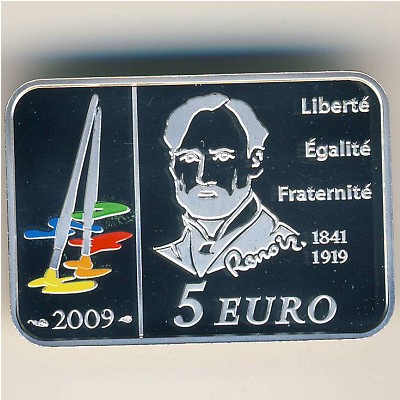 Франция, 5 евро (2009 г.)