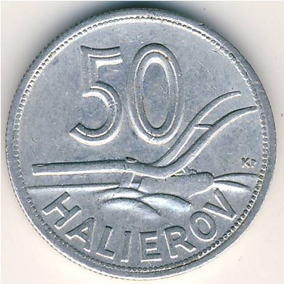 Slovakia, 50 halierov, 1943–1944