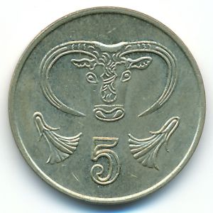 Кипр, 5 центов (1992 г.)