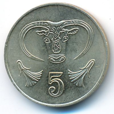 Кипр, 5 центов (2001 г.)