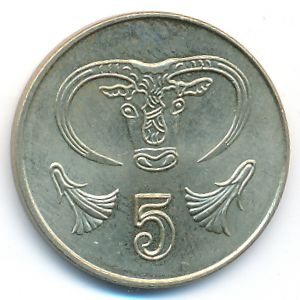 Кипр, 5 центов (2004 г.)