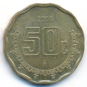 Мексика, 50 сентаво (2006 г.)