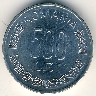 Romania, 500 lei, 1998–2006
