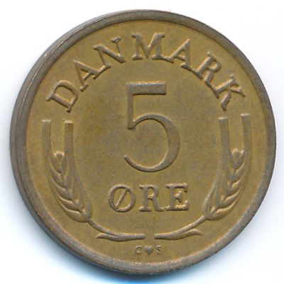 Дания, 5 эре (1968 г.)