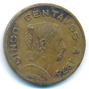 Mexico, 5 centavos, 1975