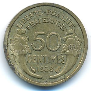 Франция, 50 сентим (1939 г.)