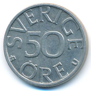 Швеция, 50 эре (1984 г.)