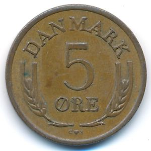 Дания, 5 эре (1969 г.)