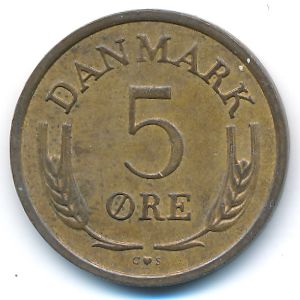 Дания, 5 эре (1969 г.)