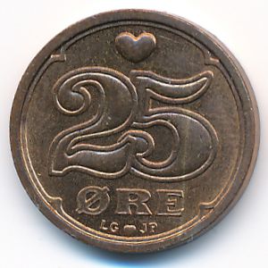 Дания, 25 эре (1996 г.)