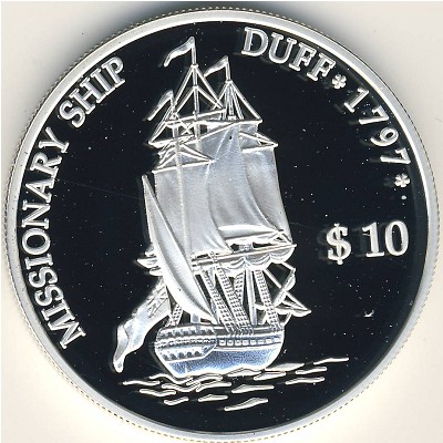 Solomon Islands, 10 dollars, 2000