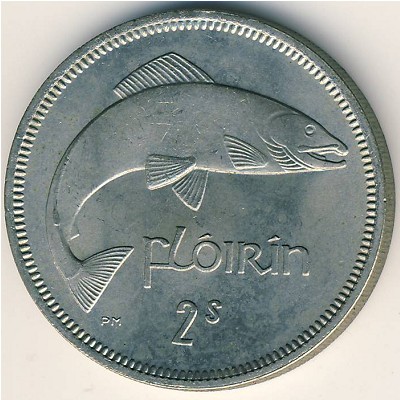 Ireland, 1 florin, 1951–1968