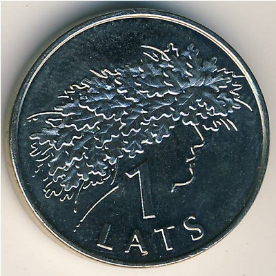 Латвия, 1 лат (2006 г.)