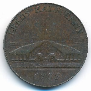 Yorkshire, 1/2 penny, 1793