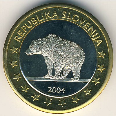 Словения., 1 евро (2004 г.)