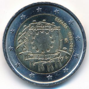 Испания, 2 евро (2015 г.)