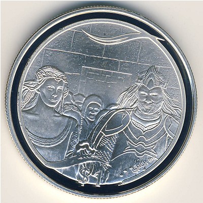New Zealand, 1 dollar, 2003