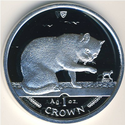 Isle of Man, 1 crown, 1999