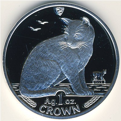 Isle of Man, 1 crown, 1990