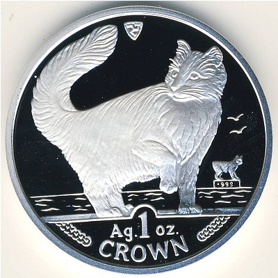 Isle of Man, 1 crown, 1991