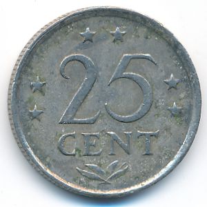 Antilles, 25 cents, 1982