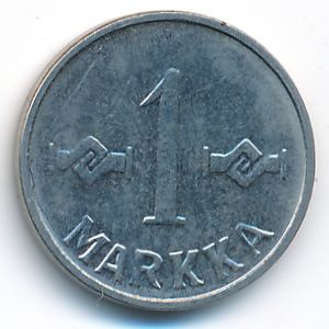 Finland, 1 markka, 1957