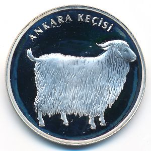 Turkey, 20 new lira, 2005