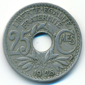 Франция, 25 сентим (1925 г.)