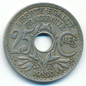 Франция, 25 сентим (1930 г.)