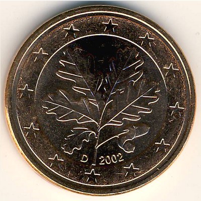 Germany, 5 euro cent, 2002–2018