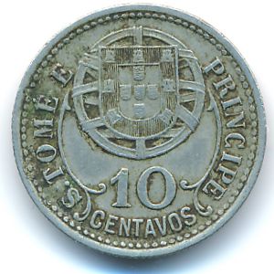 Sao Tome and Principe, 10 centavos, 1929