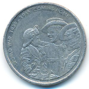 Australia, 20 cents, 2005