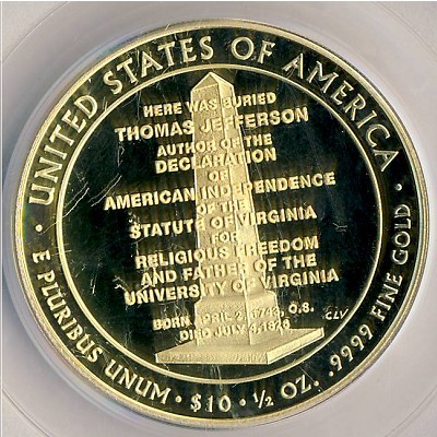 USA, 10 dollars, 2007