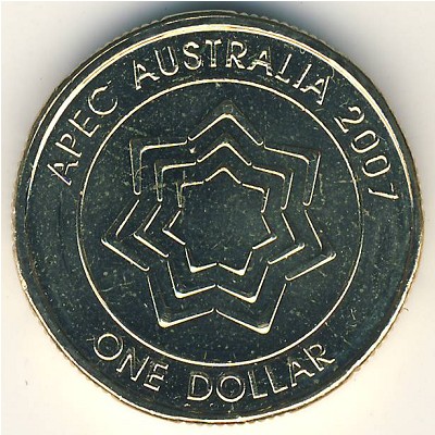 Australia, 1 dollar, 2007