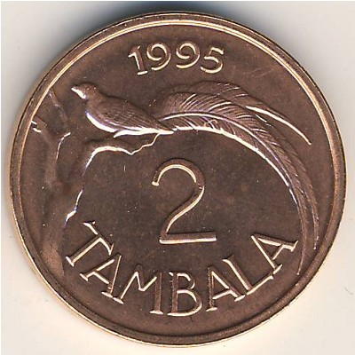 Malawi, 2 tambala, 1995