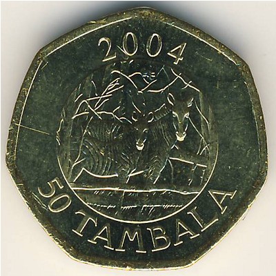 Malawi, 50 tambala, 2004