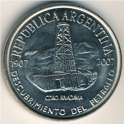 Аргентина, 2 песо (2007 г.)