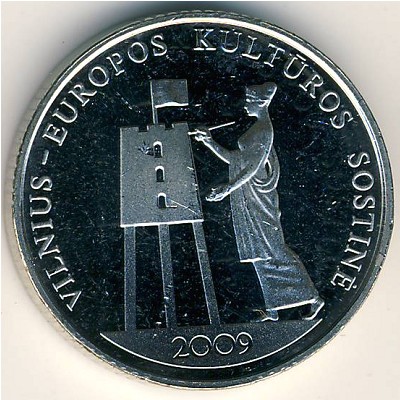 Lithuania, 1 litas, 2009
