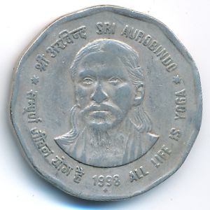 Индия, 2 рупии (1998 г.)