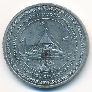 Isle of Man, 1 crown, 1984