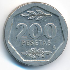 Испания, 200 песет (1987 г.)