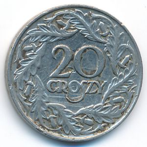 Польша, 20 грошей (1923 г.)