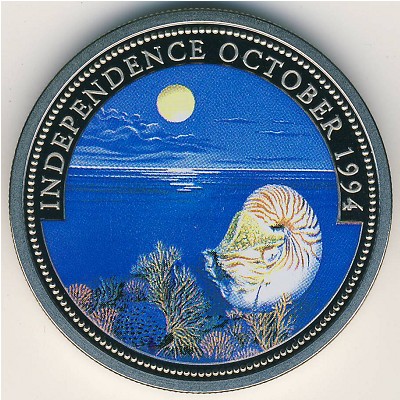 Palau, 1 dollar, 1994