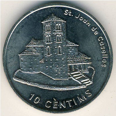 Андорра, 10 сентим (2002 г.)
