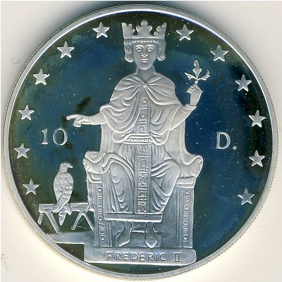 Andorra, 10 diners, 1996